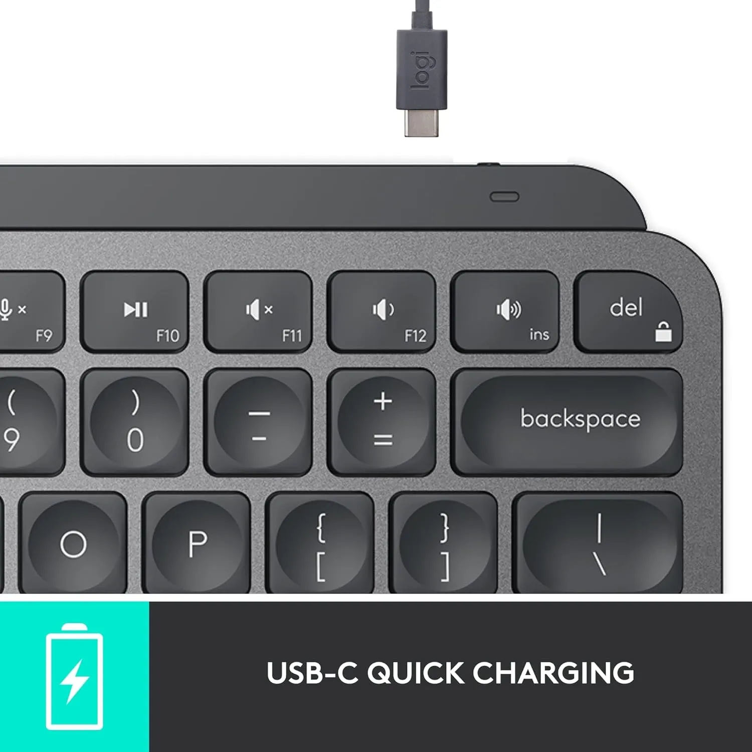Logitech Wireless Keyboard Compact Mx Keys Mini Black (Open Box) view 2